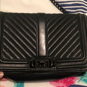 Rebecca Minkoff Chevron Quilted Love Crossbody
